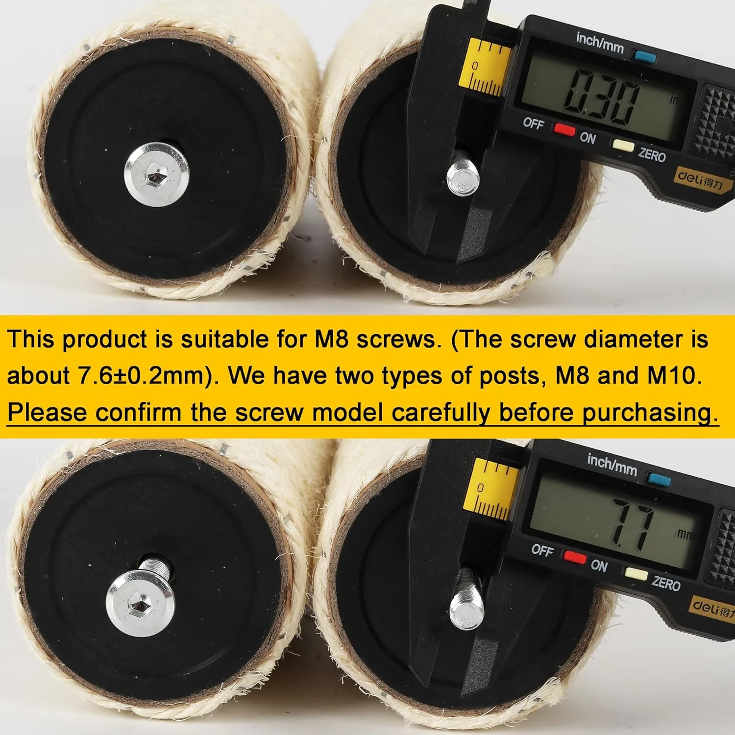 7.4cm 2.91in Diameter Cat Tree Scratching Post Replacement Sisal Pole Parts for Cat Tower (M8, 11.81in/30cm)