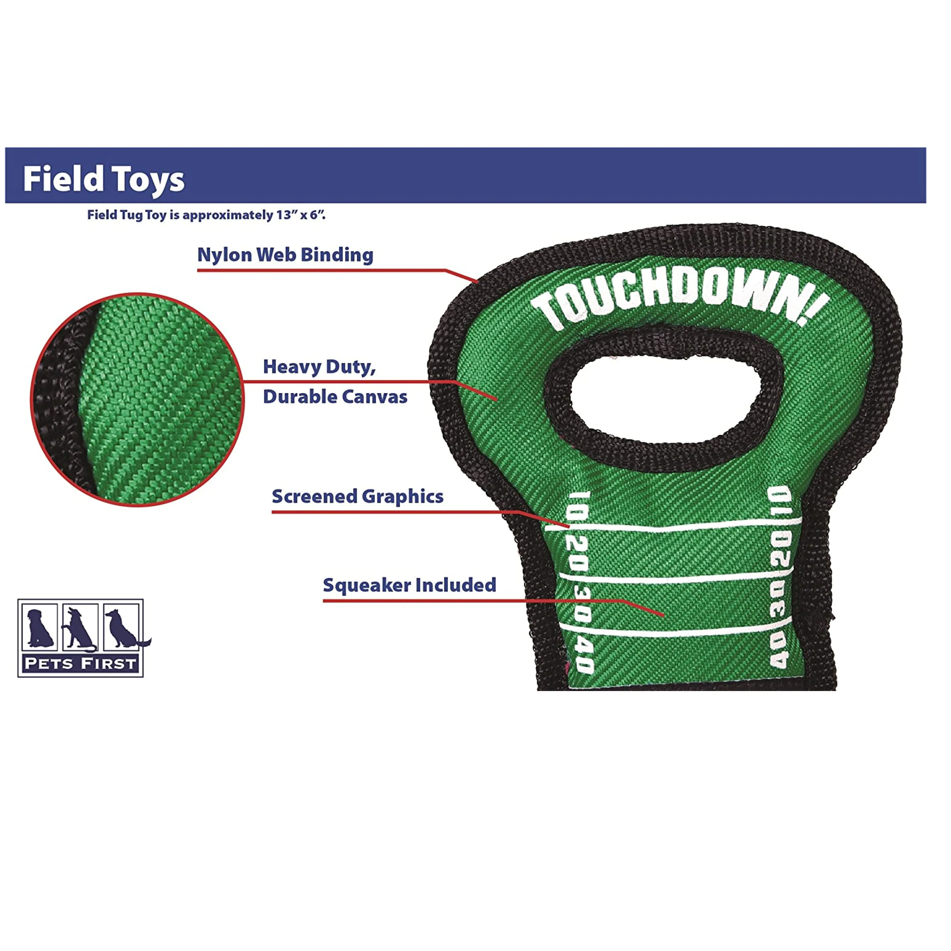 Auburn Tigers Field Tug Toy