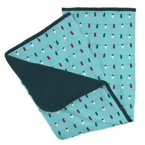 Baby Print Bamboo Stroller Blanket, Iceberg Holiday Lights - One Size (WCA22)