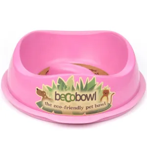 Beco Slow-Feed Dog Bowl (Pink)