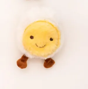 BLUE BAY Plush Interactive Toy with Catnip for Cats and Kittens | Chew, Bite, Boredom Relief (Sunnyside Egg)