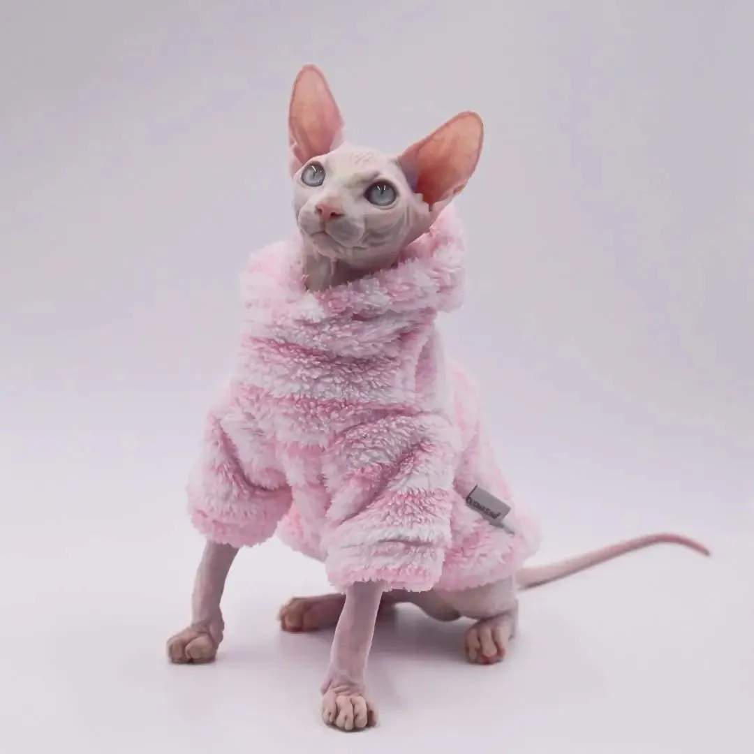 Cat Clothes for Sphynx Cat | Winter Pet Coat Jacket for Small & Medium Dogs & Cats | Warm Chihuahua & Yorkshire Clothing Costume
