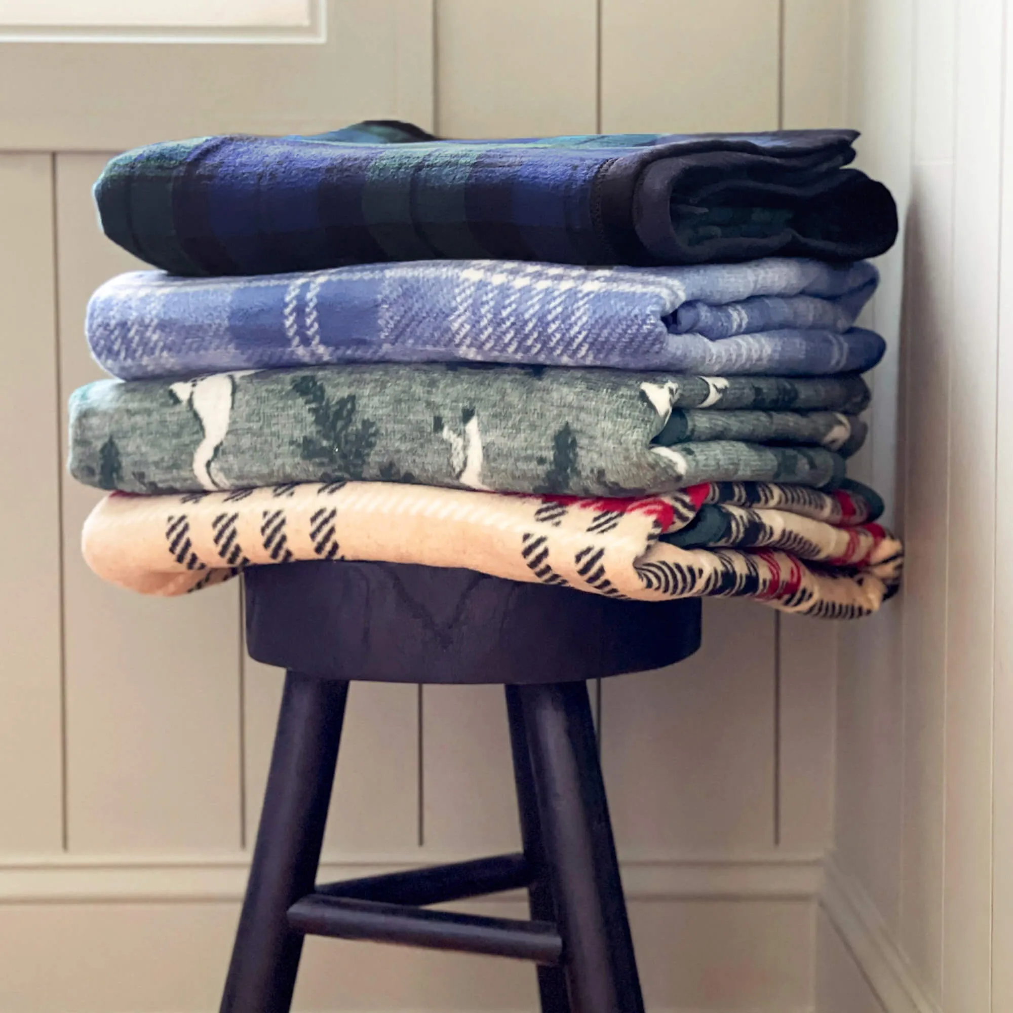 ChappyWrap x TFD Eggnog Plaid Dog Blanket