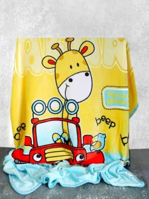Charming Giraffe Blanket for Boys and Girls, 100 * 140 cm