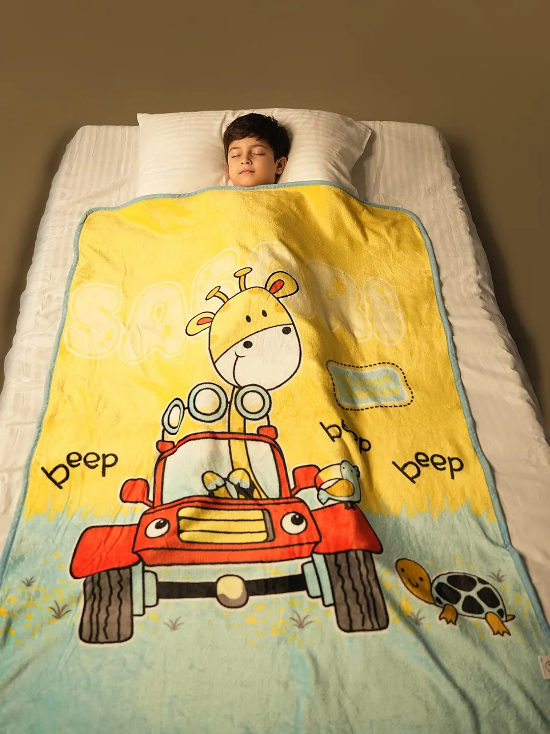 Charming Giraffe Blanket for Boys and Girls, 100 * 140 cm