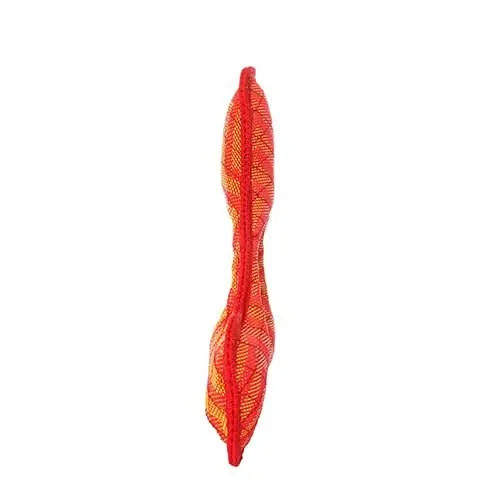 DuraForce TriangleRing ZigZag Dog Toy, Red-Red