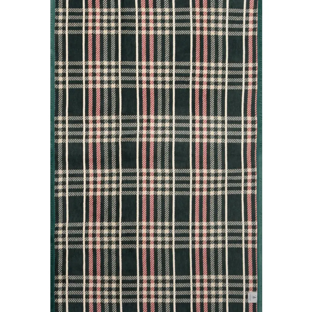 Eggnog Plaid Midi Blanket