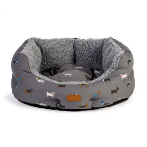Fatface Marching Dogs Deluxe Bed