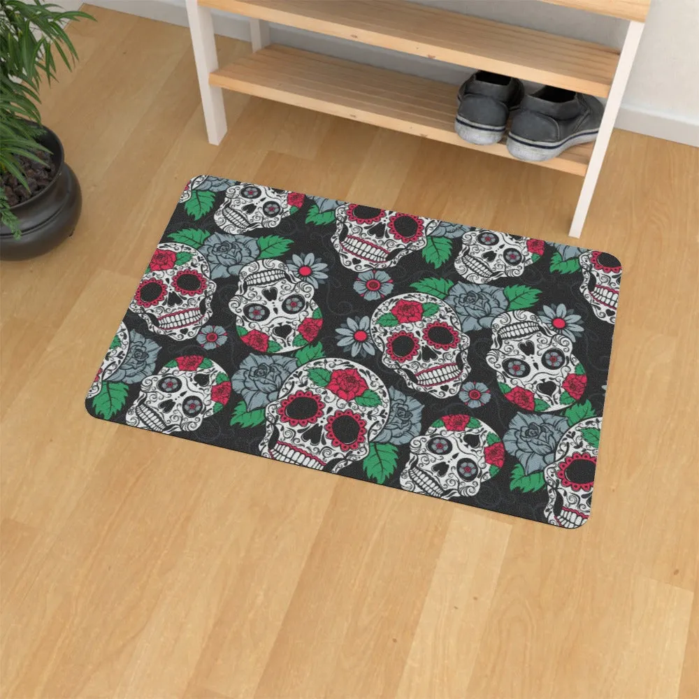 Floor Mats - Skulls and Roses
