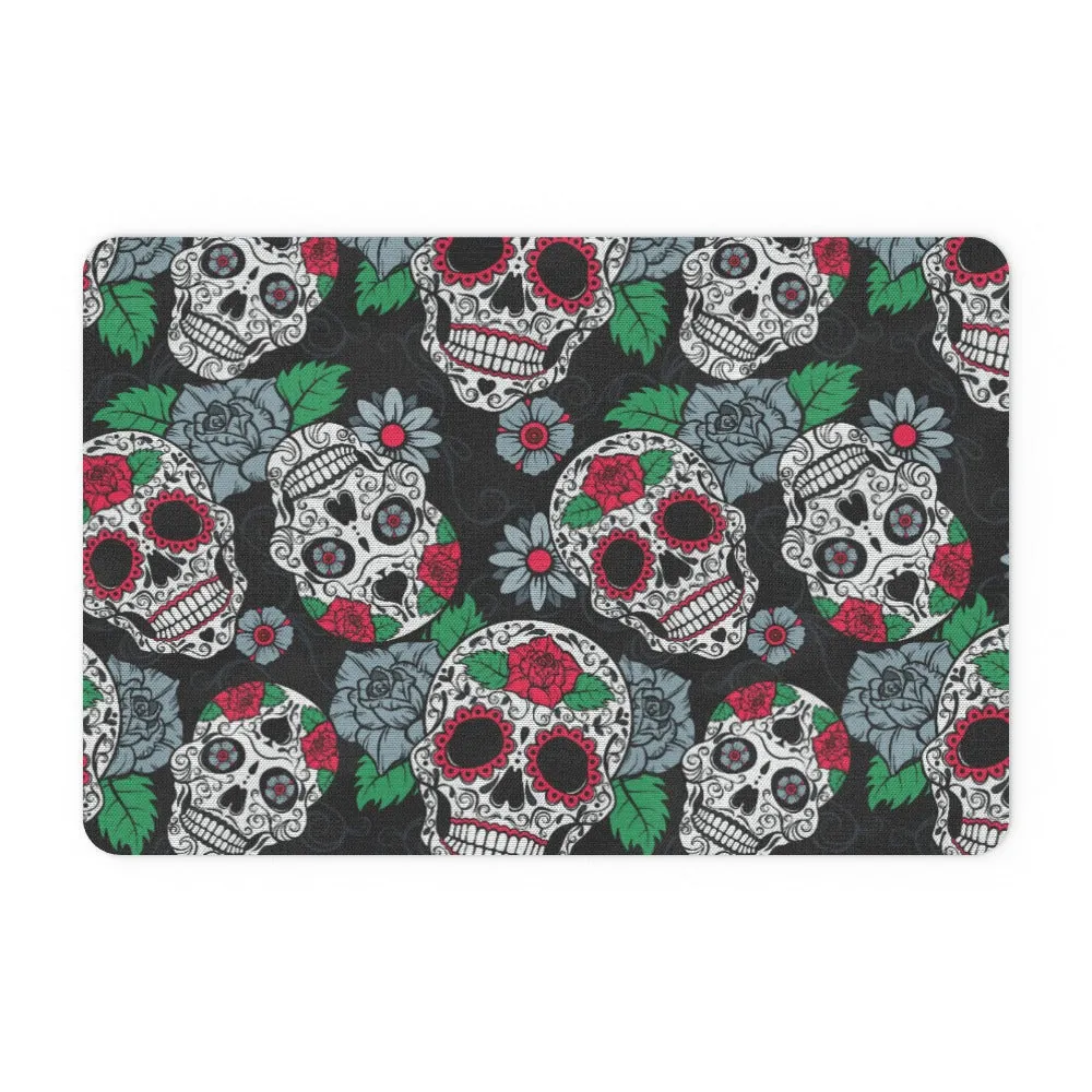 Floor Mats - Skulls and Roses