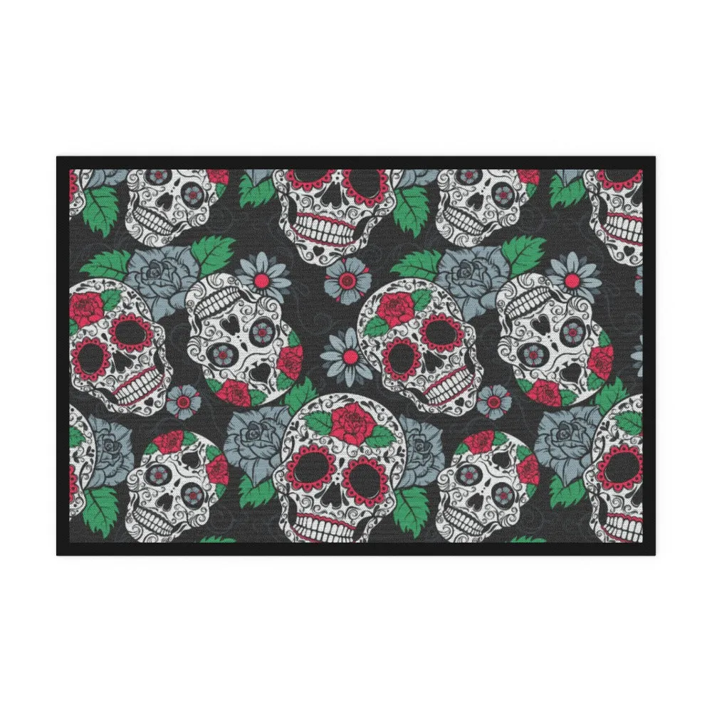 Floor Mats - Skulls and Roses
