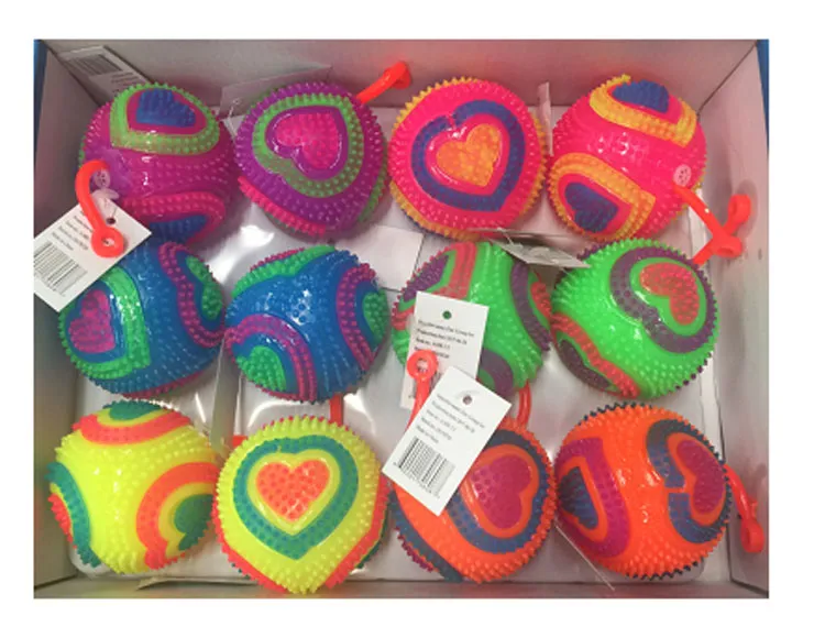 Glowing Squeezable Squeaky Yoyo Balls Wholesale