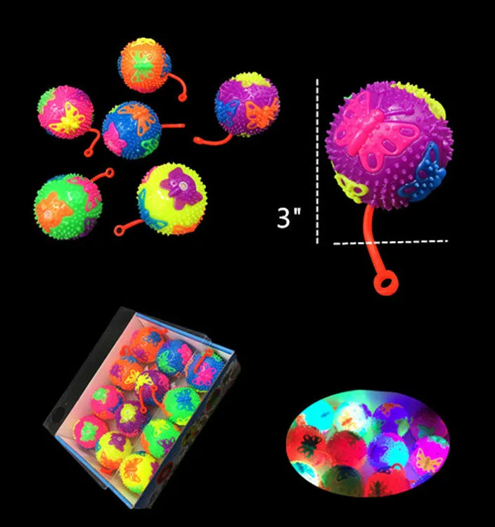Glowing Squeezable Squeaky Yoyo Balls Wholesale