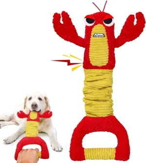 IOKHEIRA Dog Toys for Aggressive Chewers-Dog Toys for Large Dogs, Tough Durable Indestructible Dog Toys, Big Dog Chew Toys and Large Breeds, Lamb chop Dog Toy(Red)