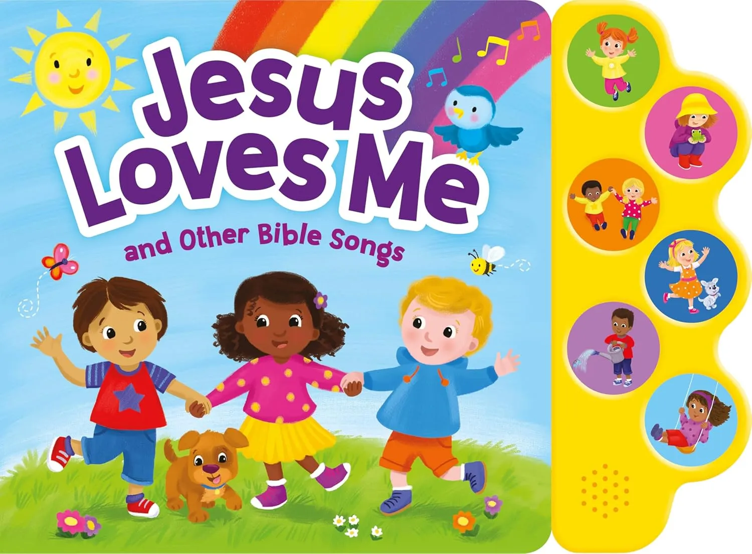 Jesus Loves Me & Other Bible Songs - Christian Sound Book for Toddlers | Interactive Board Book w/ 6 Songs & Lyrics | Faith-Based Learning Board book  Touch & Feel, August 1, 2023