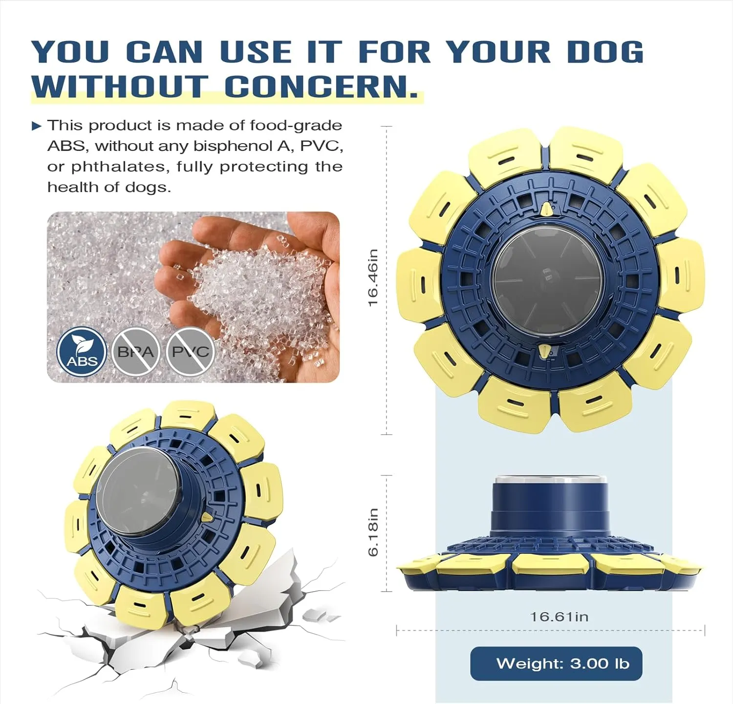 KADTC Advanced Puzzle Toys for Smart Small/Medium/Large Dog Level 3 in 1 Difficult Challenging Interactive Food Puzzles Toy Cognitive Intelligence Training Brain Mental Stimulation Mind Treat Games