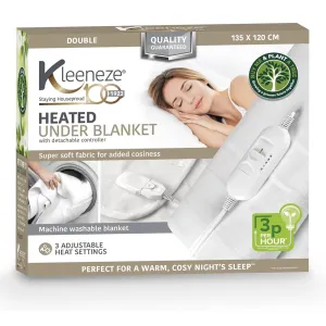 Kleeneze Heated Underblanket For Double Beds