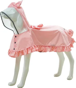 MAMORE Dog Raincoats, Waterproof Dog Rain Jacket with Clear Hood, Adjustable Reflective Lightweight Breathable Pet Rain Poncho for Small Medium Large Dogs (Pink, Small)
