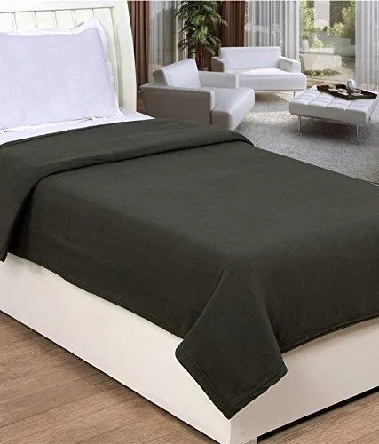 MAMRAJ Stylish Polar Fleece Single Bed Super Soft Micro Fleece Blanket - 58x88 Inch || Skin Friendly || Multicolour || Set of 10 || (Plain)