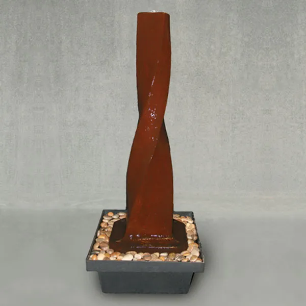 Modern Spiral Fountain Fiore Stone