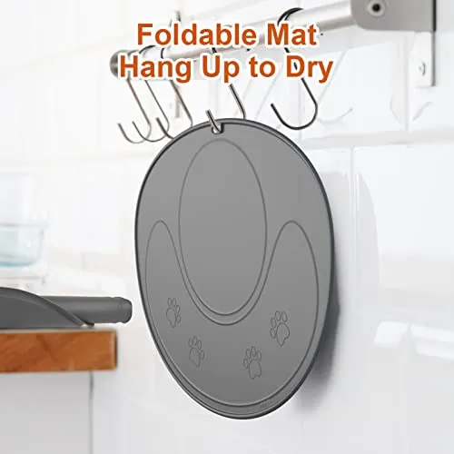 NPET Waterproof Silicone Dog Food Mat for DF10 Dog Fountain