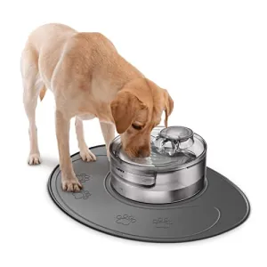 NPET Waterproof Silicone Dog Food Mat for DF10 Dog Fountain