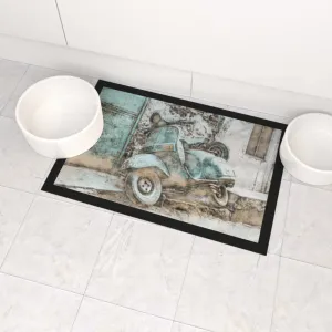 Pet Bowl Mats - Classic Scooter