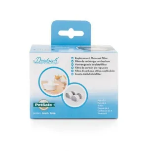 PetSafe Drinkwell Ceramic Replacement Charcoal Filter - 4 Pack