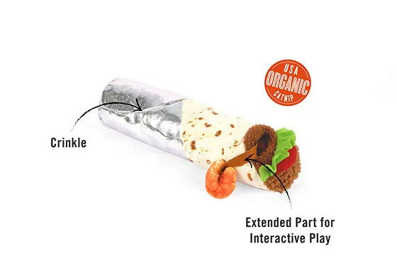P.L.A.Y. Feline Frenzy, Catnip Kicker Toy set: Shrimp Purrito