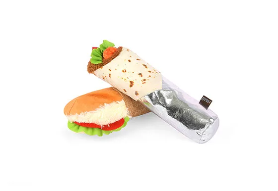 P.L.A.Y. Feline Frenzy, Catnip Kicker Toy set: Shrimp Purrito