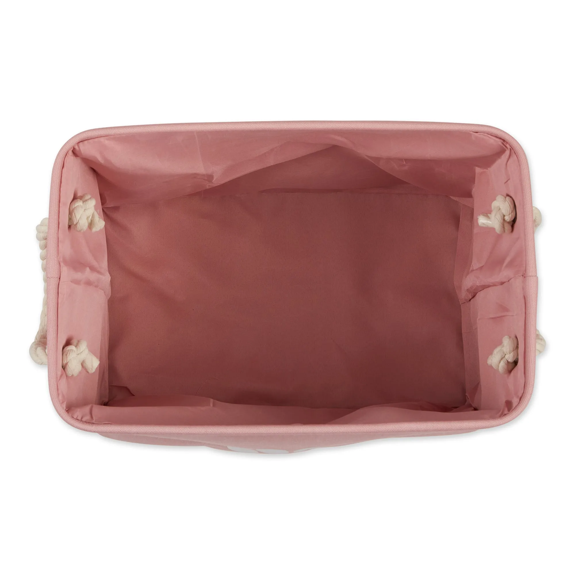 Polyester Pet Bin Paw Rose Rectangle Small 14X8X9