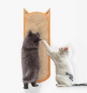 Premium Sisal Rope 22 Inch Cat Scratching Board, Cat Scratchers for Indoor Cats, Protecting Furniture Cat Scratching Pad, Cat Scratching Post with Natural Rope On Soft Wood, Wall Mount Cat Scratcher