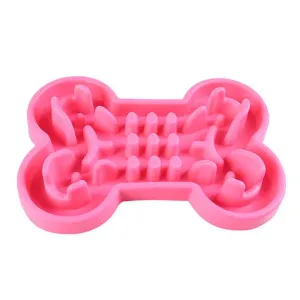 Slow Feeder Dog Food Bowl - Kibble or Canned Food - Dishwasher Safe