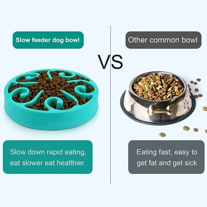 Slow Feeder Dog Food Bowl - Slow down feeding