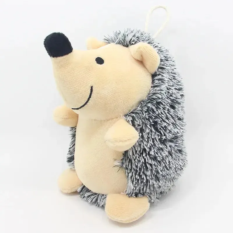 Soft Squeaky Hedgehog Toy for All Dogs