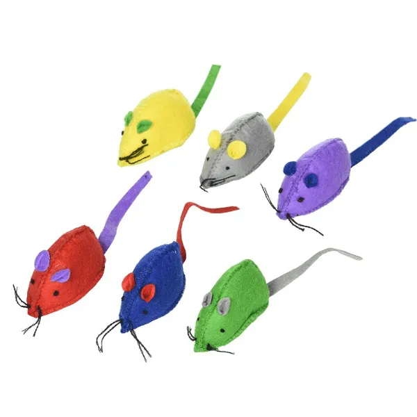 Spot Felt Mice Catnip Cat Toy