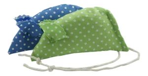Spotty Pack of 2 Catnip Mice - Blue and Green