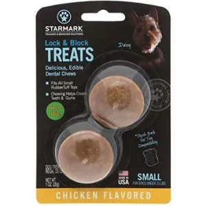 Starmark Lock and Block Treats Chicken Flavor Small