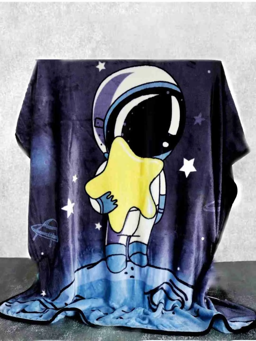 Stellar Dreams Astronaut Blanket for Boys,  (100x140 cm)