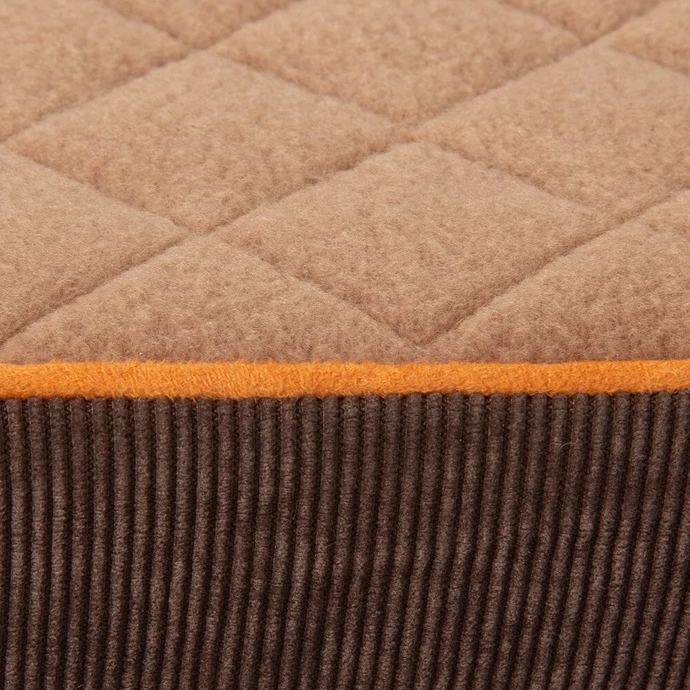 Thermal Box Bed - Brown & Tan