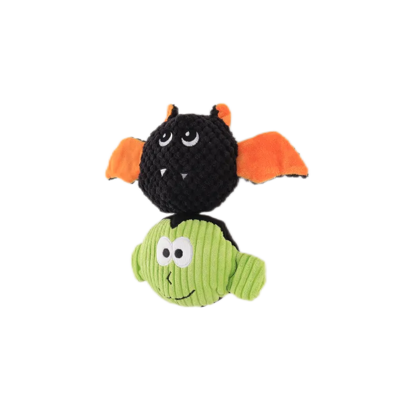 Trick or Treat Double Ball Set Halloween Dog Toy