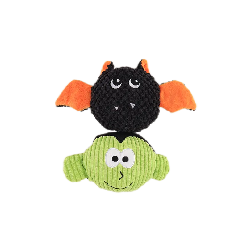 Trick or Treat Double Ball Set Halloween Dog Toy
