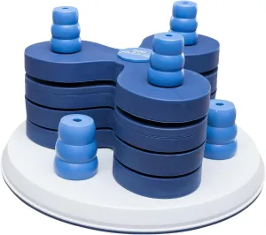 TRIXIE Flower Tower Dog Enrichment Toy, Advanced Level 3 Dog Puzzle, Interactive Treat Game