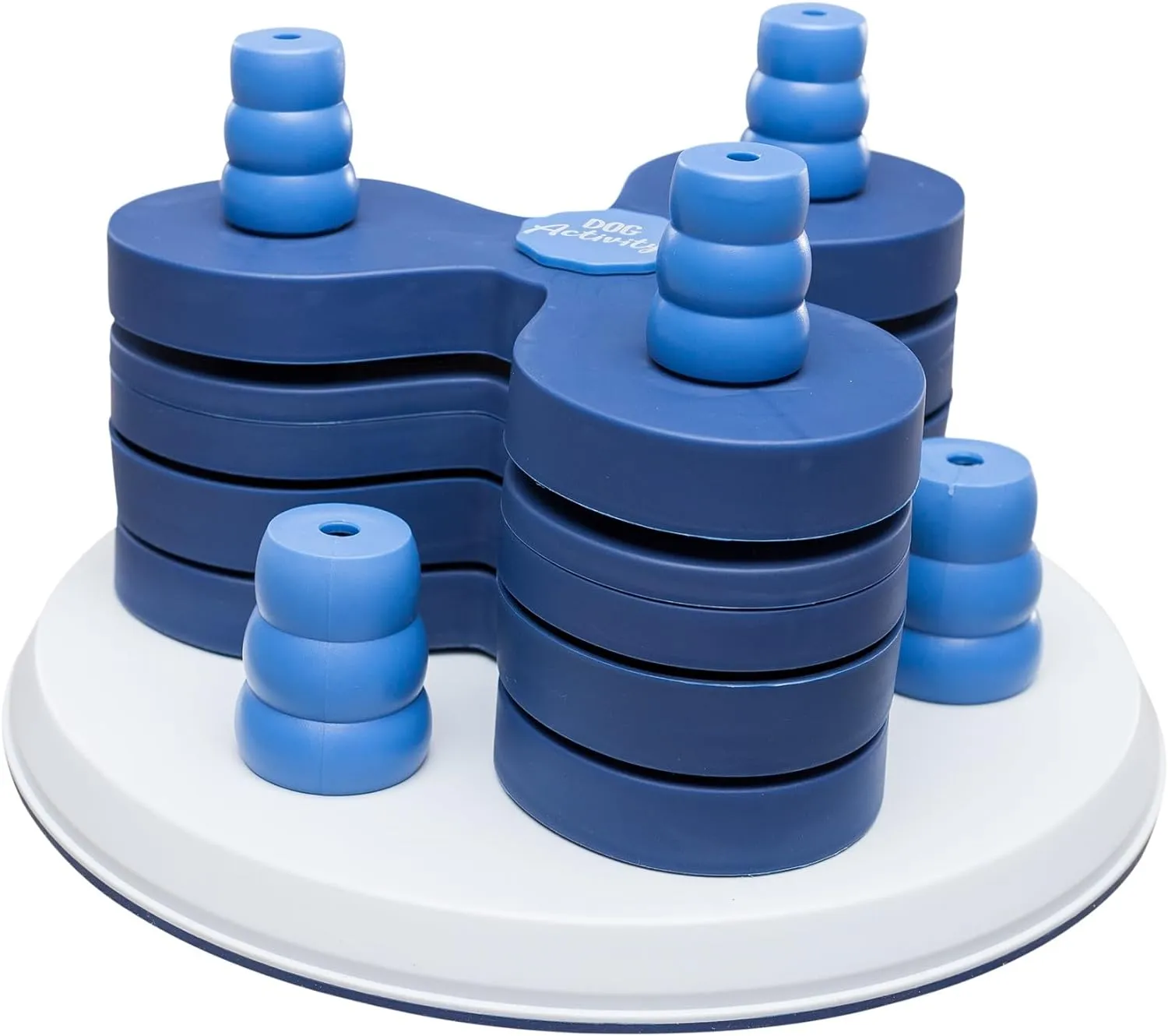 TRIXIE Flower Tower Dog Enrichment Toy, Advanced Level 3 Dog Puzzle, Interactive Treat Game