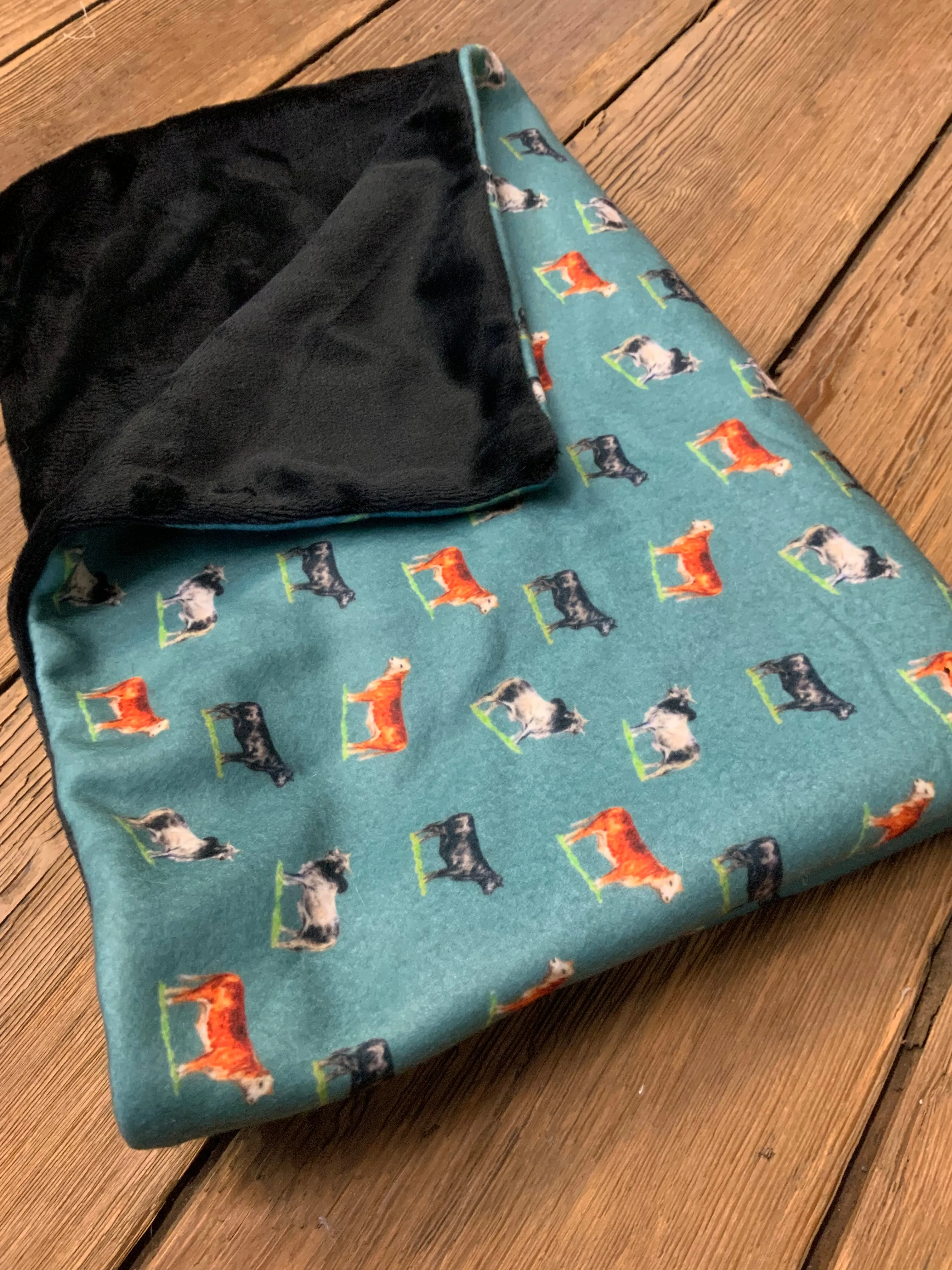 Whole Herd Cowbabe Blanket Baby Blanket WHCBBB