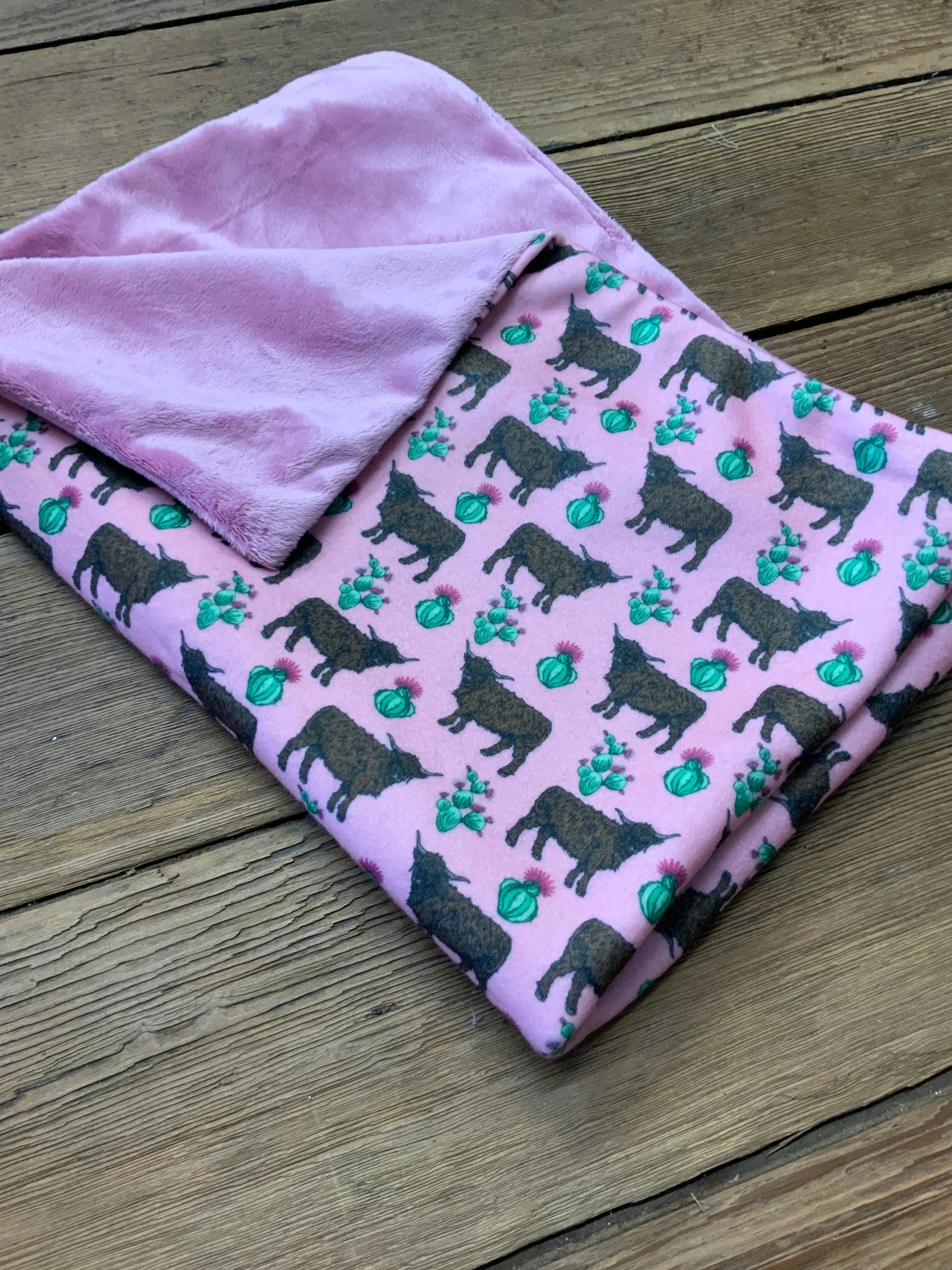Whole Herd Cowbabe Blanket Baby Blanket WHCBBB