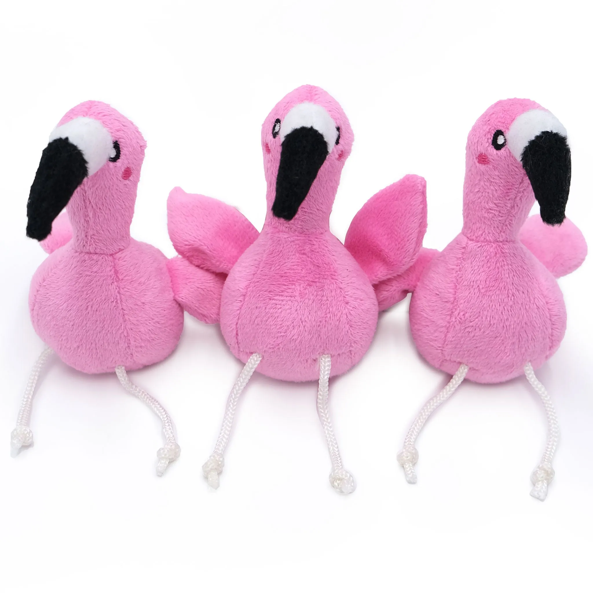 Zippy Paws Flamingos Monstera Burrow Dog Toy